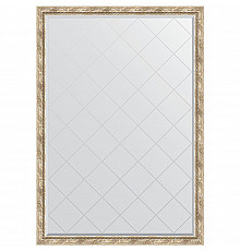 Зеркало Evoform Exclusive-G 183х128 BY 4478 с гравировкой в багетной раме - Прованс с плетением 70 мм