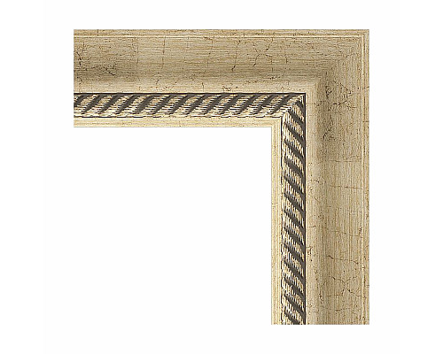 Заказать Зеркало Evoform Exclusive-G 183х128 BY 4476 с гравировкой в багетной раме - Состаренное серебро с плетением 70 мм в магазине сантехники Santeh-Crystal.ru