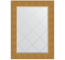 Зеркало Evoform Exclusive-G 89х66 BY 4108 с гравировкой в багетной раме - Чеканка золотая 90 мм