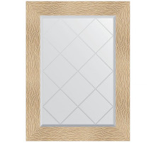 Зеркало Evoform Exclusive-G 89х66 BY 4107 с гравировкой в багетной раме - Золотые дюны 90 мм