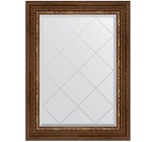 Зеркало Evoform Exclusive-G 89х66 BY 4105 с гравировкой в багетной раме - Римская бронза 88 мм