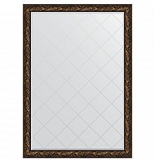 Зеркало Evoform Exclusive-G 188х134 BY 4502 с гравировкой в багетной раме - Византия бронза 99 мм
