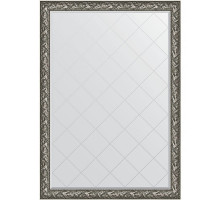 Зеркало Evoform Exclusive-G 188х134 BY 4501 с гравировкой в багетной раме - Византия серебро 99 мм
