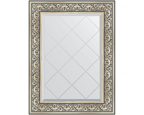 Santeh-Crystal.ru: Зеркало Evoform Exclusive-G 92х70 BY 4123 с гравировкой в багетной раме - Барокко серебро 106 мм Заказать Зеркало Evoform Exclusive-G 92х70 BY 4123 с гравировкой в багетной раме - Барокко серебро 106 мм в магазине сантехники Santeh-Crystal.ru