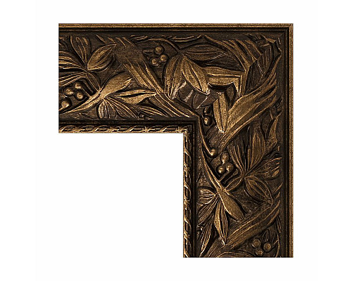 Приобрести Зеркало Evoform Exclusive-G 89х89 BY 4330 с гравировкой в багетной раме - Византия бронза 99 мм в магазине сантехники Santeh-Crystal.ru