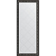 Заказать Зеркало Evoform Exclusive-G Floor 199х80 BY 6308 с гравировкой в багетной раме - Черный ардеко 81 мм в магазине сантехники Santeh-Crystal.ru