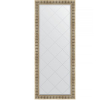 Зеркало Evoform Exclusive-G Floor 202х82 BY 6321 с гравировкой в багетной раме - Серебряный акведук 93 мм