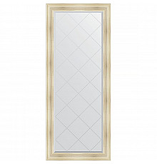 Зеркало Evoform Exclusive-G Floor 204х84 BY 6328 с гравировкой в багетной раме - Травленое серебро 99 мм