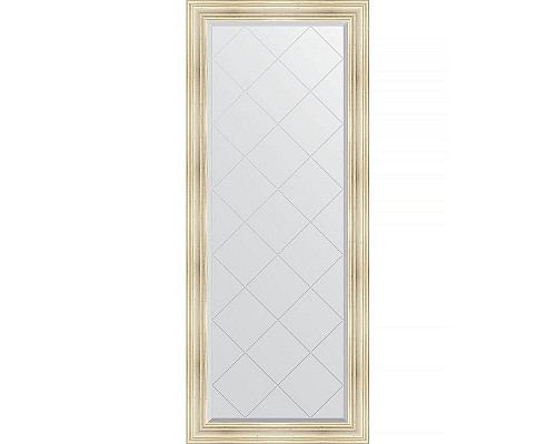 Купить Зеркало Evoform Exclusive-G Floor 204х84 BY 6328 с гравировкой в багетной раме - Травленое серебро 99 мм в магазине сантехники Santeh-Crystal.ru