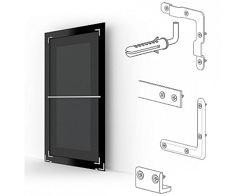 Купить Зеркало Evoform Exclusive-G Floor 204х84 BY 6328 с гравировкой в багетной раме - Травленое серебро 99 мм в магазине сантехники Santeh-Crystal.ru