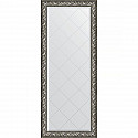 Зеркало Evoform Exclusive-G Floor 203х84 BY 6325 с гравировкой в багетной раме - Византия серебро 99 мм Зеркало Evoform Exclusive-G Floor 203х84 BY 6325 с гравировкой в багетной раме - Византия серебро 99 мм
