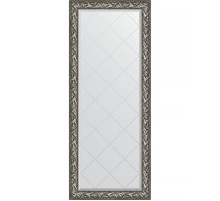 Зеркало Evoform Exclusive-G Floor 203х84 BY 6325 с гравировкой в багетной раме - Византия серебро 99 мм