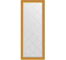 Зеркало Evoform Exclusive-G Floor 199х80 BY 6309 с гравировкой в багетной раме - Сусальное золото 80 мм