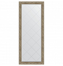 Зеркало Evoform Exclusive-G Floor 200х80 BY 6313 с гравировкой в багетной раме - Виньетка античное серебро 85 мм