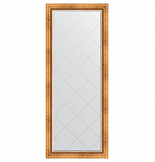 Зеркало Evoform Exclusive-G Floor 201х81 BY 6317 с гравировкой в багетной раме - Римское золото 88 мм