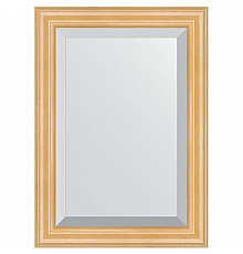 Зеркало Evoform Exclusive 71х51 BY 1123 с фацетом в багетной раме - Сосна 62 мм