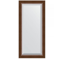 Зеркало Evoform Exclusive 112х52 BY 1147 с фацетом в багетной раме - Орех 65 мм