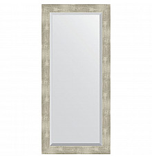 Зеркало Evoform Exclusive 111х51 BY 1149 с фацетом в багетной раме - Алюминий 61 мм