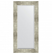 Зеркало Evoform Exclusive 116х56 BY 1150 с фацетом в багетной раме - Алюминий 90 мм