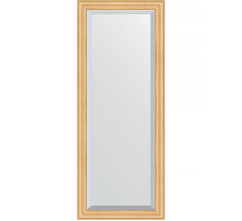 Зеркало Evoform Exclusive 141х56 BY 1163 с фацетом в багетной раме - Сосна 62 мм