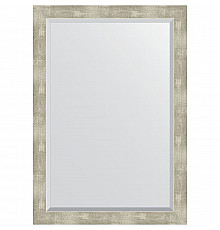 Зеркало Evoform Exclusive 101х71 BY 1199 с фацетом в багетной раме - Алюминий 61 мм