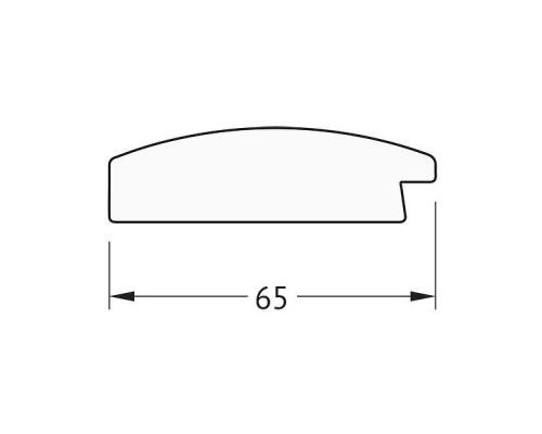 Приобрести Зеркало Evoform Exclusive 102х72 BY 1197 с фацетом в багетной раме - Орех 65 мм в магазине сантехники Santeh-Crystal.ru