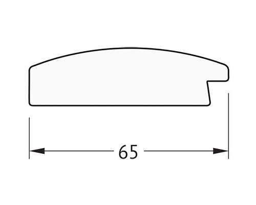 Заказать Зеркало Evoform Exclusive 172х112 BY 1217 с фацетом в багетной раме - Орех 65 мм в магазине сантехники Santeh-Crystal.ru