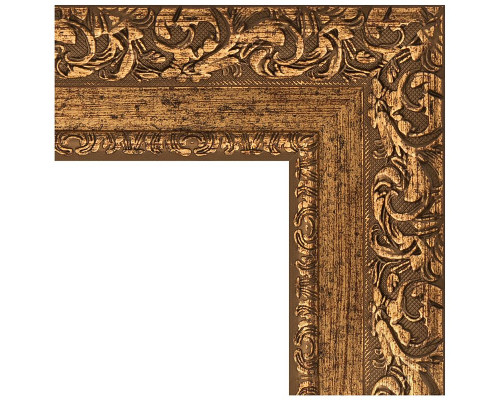 Купить Зеркало Evoform Exclusive 95х65 BY 1280 с фацетом в багетной раме - Виньетка бронзовая 85 мм в магазине сантехники Santeh-Crystal.ru