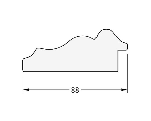 Купить Зеркало Evoform Exclusive 146х61 BY 1267 с фацетом в багетной раме - Римское серебро 88 мм в магазине сантехники Santeh-Crystal.ru