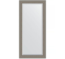Зеркало Evoform Exclusive 166х76 BY 1307 с фацетом в багетной раме - Римское серебро 88 мм