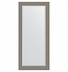 Зеркало Evoform Exclusive 166х76 BY 1307 с фацетом в багетной раме - Римское серебро 88 мм
