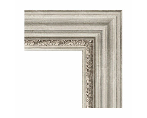Приобрести Зеркало Evoform Exclusive 166х76 BY 1307 с фацетом в багетной раме - Римское серебро 88 мм в магазине сантехники Santeh-Crystal.ru
