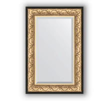 Зеркало Evoform Exclusive 90х60 Барокко золото
