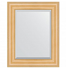 Зеркало Evoform Exclusive 51х41 BY 1355 с фацетом в багетной раме - Сосна 62 мм