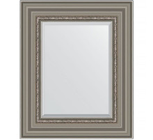 Зеркало Evoform Exclusive 56х46 BY 1369 с фацетом в багетной раме - Римское серебро 88 мм