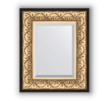 Зеркало Evoform Exclusive 60х50 Барокко золото