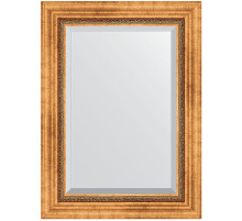 Зеркало Evoform Exclusive 76х56 BY 3386 с фацетом в багетной раме - Римское золото 88 мм