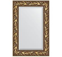 Зеркало Evoform Exclusive 89х59 BY 3415 с фацетом в багетной раме - Византия золото 99 мм