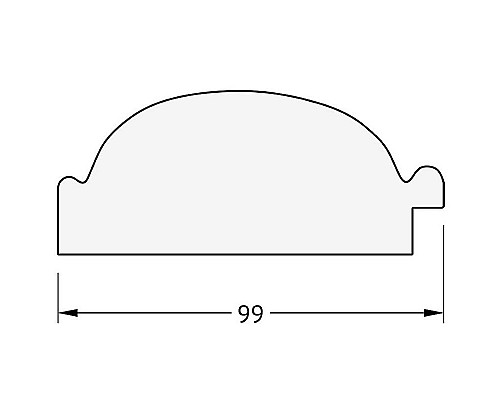 Приобрести Зеркало Evoform Exclusive 89х59 BY 3415 с фацетом в багетной раме - Византия золото 99 мм в магазине сантехники Santeh-Crystal.ru