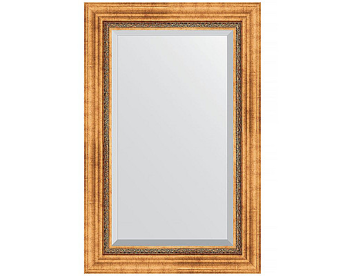 Заказать Зеркало Evoform Exclusive 86х56 BY 3412 с фацетом в багетной раме - Римское золото 88 мм в магазине сантехники Santeh-Crystal.ru