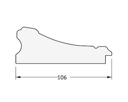 Заказать Зеркало Evoform Exclusive 90х60 BY 3424 с фацетом в багетной раме - Барокко серебро 106 мм в магазине сантехники Santeh-Crystal.ru