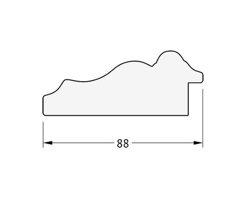 Купить Зеркало Evoform Exclusive 106х76 BY 3464 с фацетом в багетной раме - Римское золото 88 мм в магазине сантехники Santeh-Crystal.ru