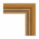 Купить Зеркало Evoform Exclusive 113х53 BY 3483 с фацетом в багетной раме - Состаренное золото с плетением 70 мм в магазине сантехники Santeh-Crystal.ru
