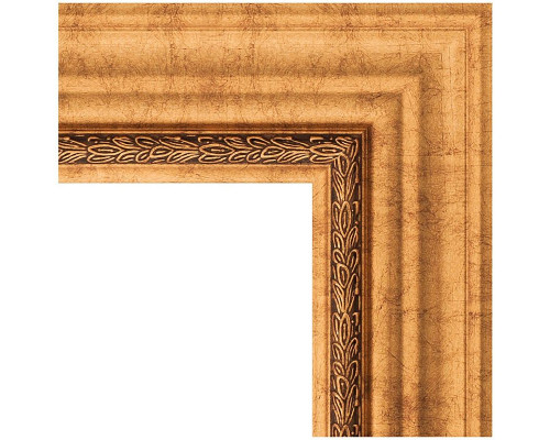 Заказать Зеркало Evoform Exclusive 116х56 BY 3490 с фацетом в багетной раме - Римское золото 88 мм в магазине сантехники Santeh-Crystal.ru