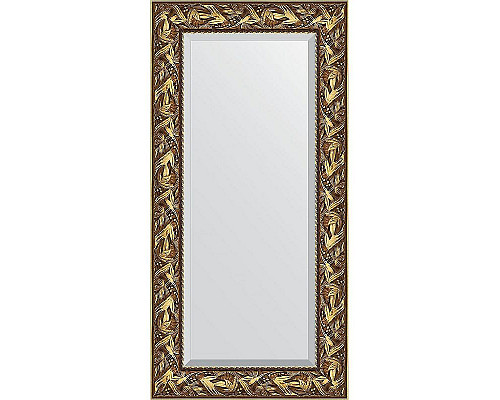 Заказать Зеркало Evoform Exclusive 119х59 BY 3493 с фацетом в багетной раме - Византия золото 99 мм в магазине сантехники Santeh-Crystal.ru