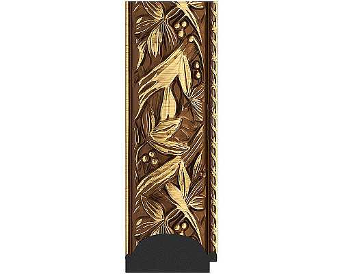 Заказать Зеркало Evoform Exclusive 119х59 BY 3493 с фацетом в багетной раме - Византия золото 99 мм в магазине сантехники Santeh-Crystal.ru