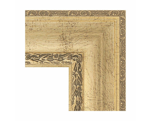 Приобрести Зеркало Evoform Exclusive 122х62 BY 3506 с фацетом в багетной раме - Состаренное серебро с орнаментом 120 мм в магазине сантехники Santeh-Crystal.ru