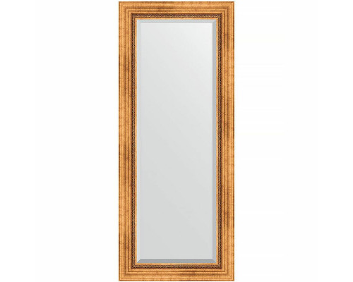 Приобрести Зеркало Evoform Exclusive 136х56 BY 3516 с фацетом в багетной раме - Римское золото 88 мм в магазине сантехники Santeh-Crystal.ru