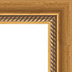 Купить Зеркало Evoform Exclusive 143х58 BY 3535 с фацетом в багетной раме - Состаренное золото с плетением 70 мм в магазине сантехники Santeh-Crystal.ru