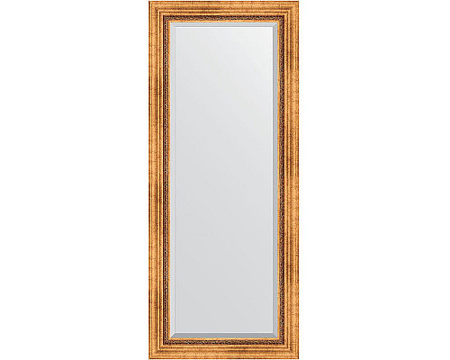 Купить Зеркало Evoform Exclusive 146х61 BY 3542 с фацетом в багетной раме - Римское золото 88 мм в магазине сантехники Santeh-Crystal.ru